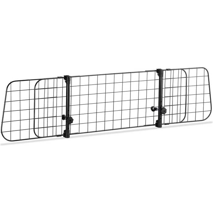 Набір для автомобіля для собак: водовідштовхувальний килимок у багажник та регульоване перегородка (90-155 см ширина, 75-134 см висота) – універсальний, міцний