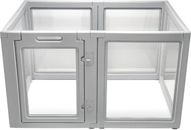 Загін для собак Front Row: міцний, прозорий, з 6 панелями, 76.2 см, для дому та саду