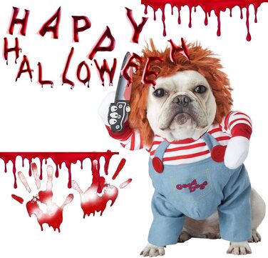 Костюм для собак на Halloween: костюм для кота, косплей, вечірка, смішний костюм для собак, для собак маленьких та великих (M)